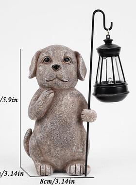 跨境可爱动物提灯摆件太阳能户外花园庭院创意场景装饰temu热销