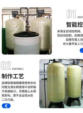 全自动软化水设备商用水质软化除处理设备工业纯水机过滤器