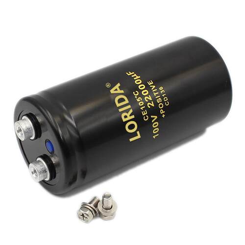 螺栓型电解电容22000UF/100V 50*105mm螺丝脚电容音频功放电容器 - 图3