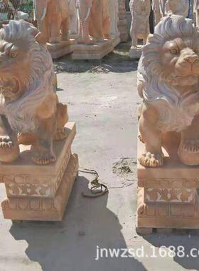公园景观石虎雕刻厂墓地石雕老虎图片广场大门石老虎价格
