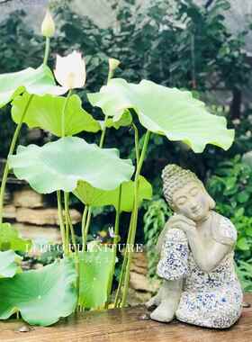 正品别墅花园庭院睡佛装品禅意摆件园艺饰景东南亚佛落地造彩绘青