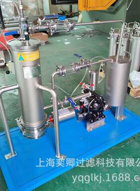 实验烛式过滤机 硅藻土 活性炭过滤 可定制 不锈钢滤饼层过滤器