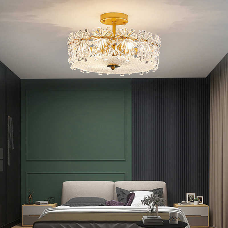 法式轻奢个性玻璃吸顶灯卧室房间灯北欧家用温馨客厅书房餐厅灯具,淘宝优惠券,粉丝福利购,淘宝优惠卷