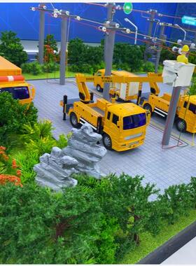 厂家直供 手工制作一比一还原 电力作业流程沙盘 来图制作