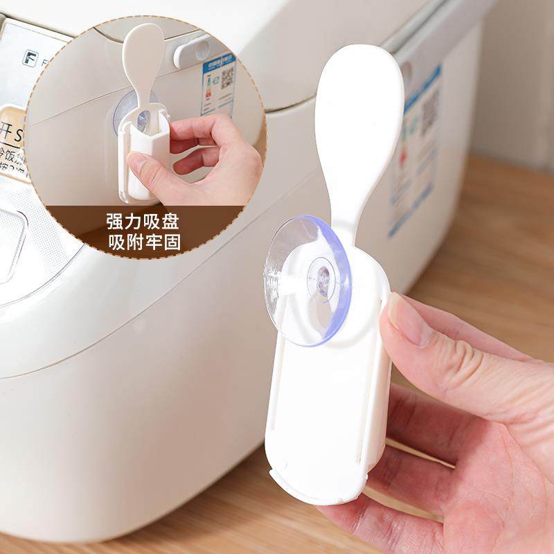 免打孔饭勺座置物架厨房壁挂吸盘电饭煲饭铲收纳架米饭勺子放置架,淘宝优惠券,粉丝福利购,淘宝优惠卷