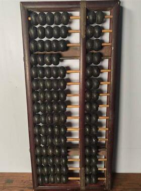 传统旧式实木算盘旧货算盘古董怀旧民间旧物乡村装饰饰品收藏