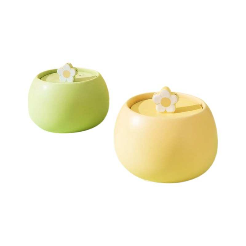 猫咪饮水机陶瓷宠物自动喂水器喝水器流动自动循环狗狗水盆猫碗 - 图1