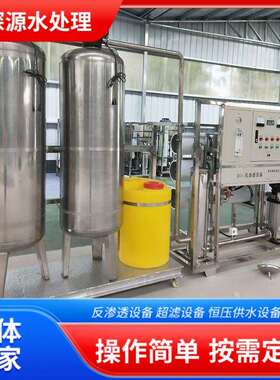 工业反渗透纯净水设备商用之选智能监控水质稳定反渗透水处理设备