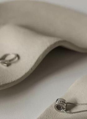 现代侘寂风香薰托盘高级感简约家居客厅桌面首饰收纳软装饰品摆设