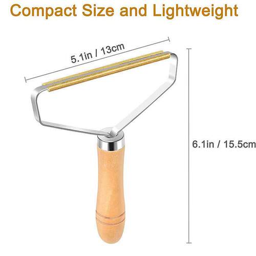 Portable Lint Remover Pet Hair Remover Brush Carpet Wool Coa - 图2