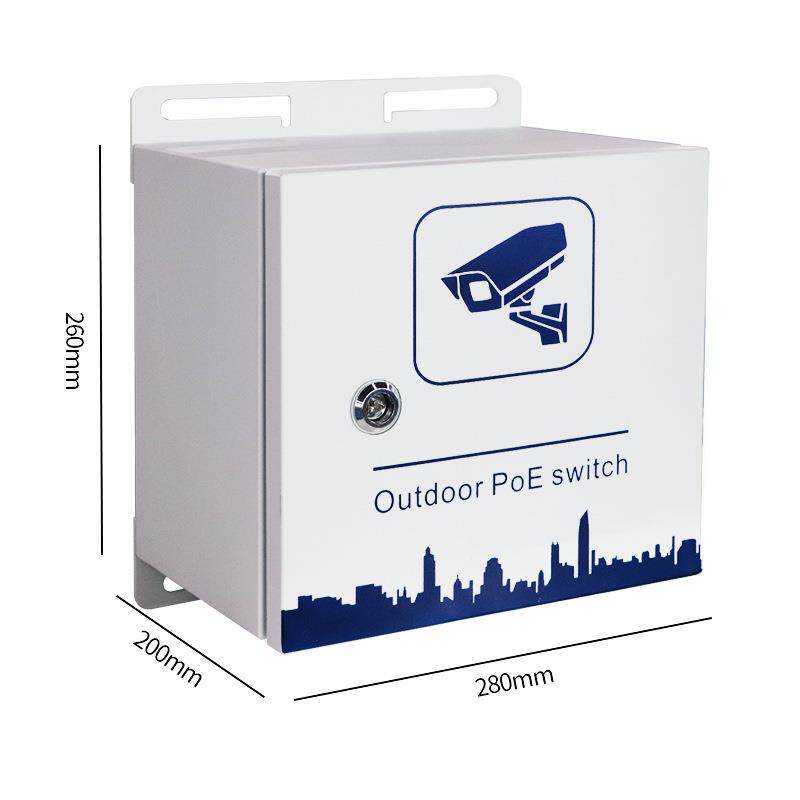 POE switch intelligent equipment operation and maintenance chassis monitoring waterproof power distribution outdoor security power box distribution cabinet