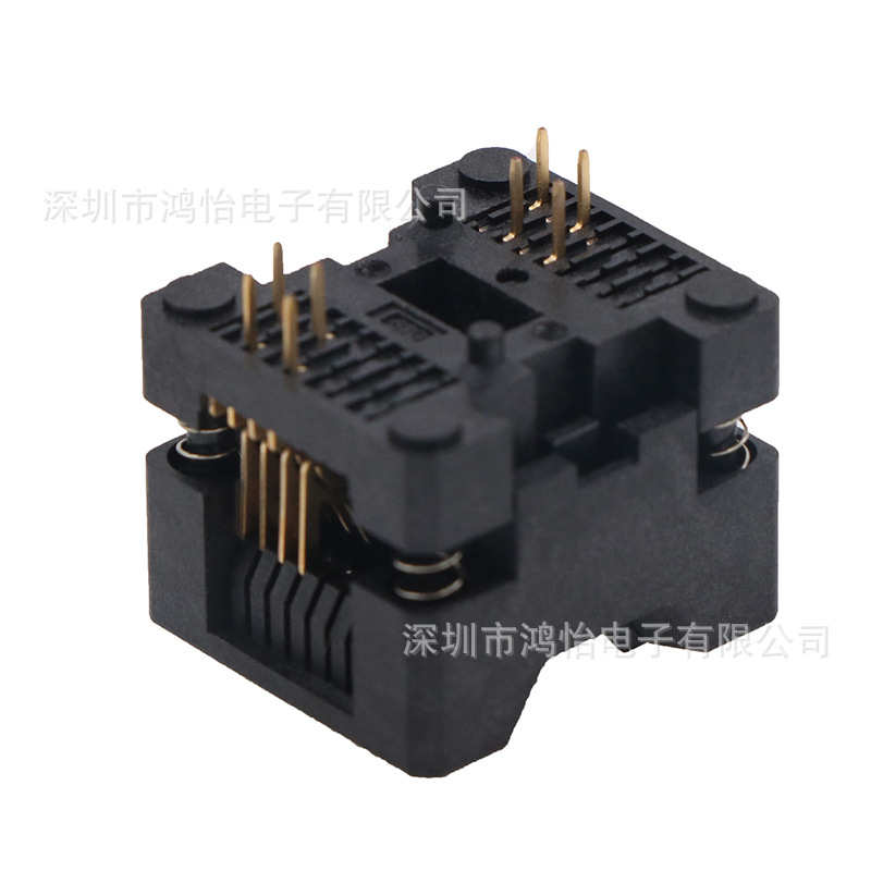 进口Enplas测试座SOP8/OTS-8(16)-1.27-03老化编程座烧录座转接器 - 图1