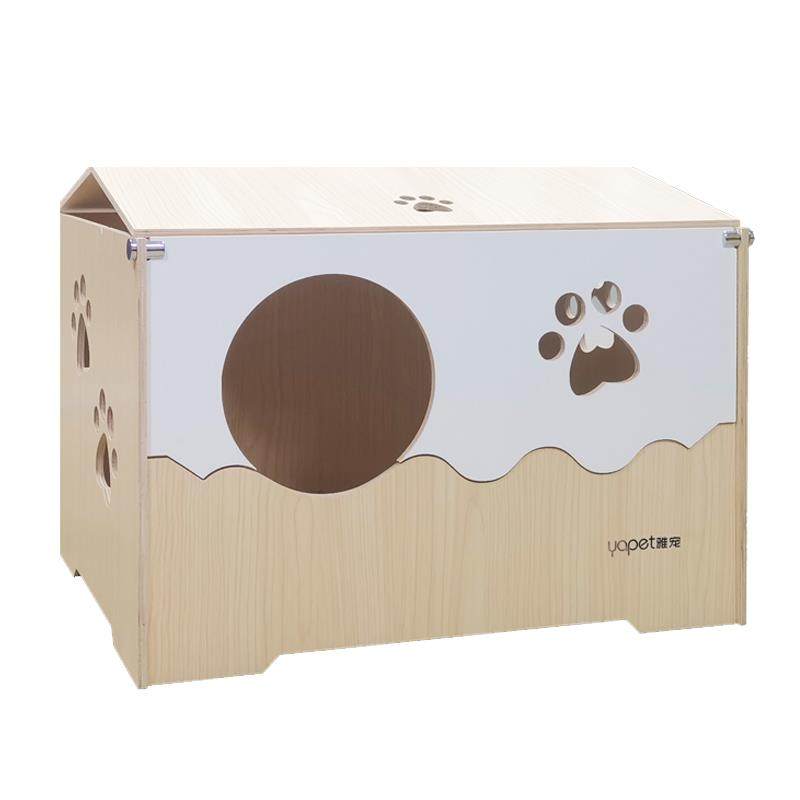 正品猫猫窝实木产房宠猫产箱孕床生猫用孕期物猫怀猫孕窝繁育猫咪 - 图3