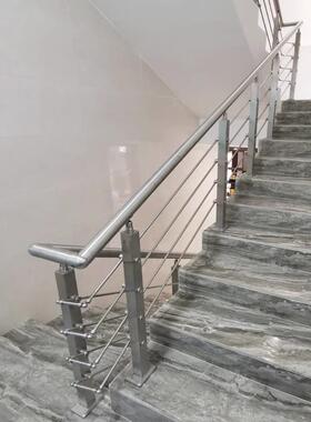 不锈钢楼梯扶手护栏农村自建房阳台护栏别墅室内家用楼梯栏杆立柱