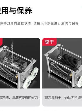 玖蓝不锈钢切肉机原装刀片刀组刀梳