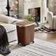 American-style dirty laundry basket household high-value light luxury dirty laundry storage basket with lid cart bedroom imitation rattan laundry basket