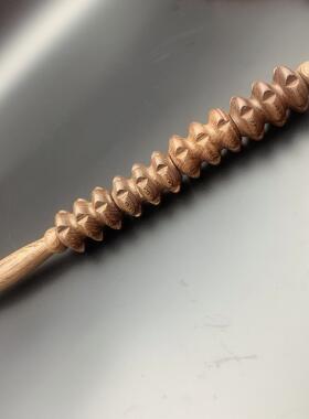 鸡翅按摩按摩滚轮疏通背部木雕