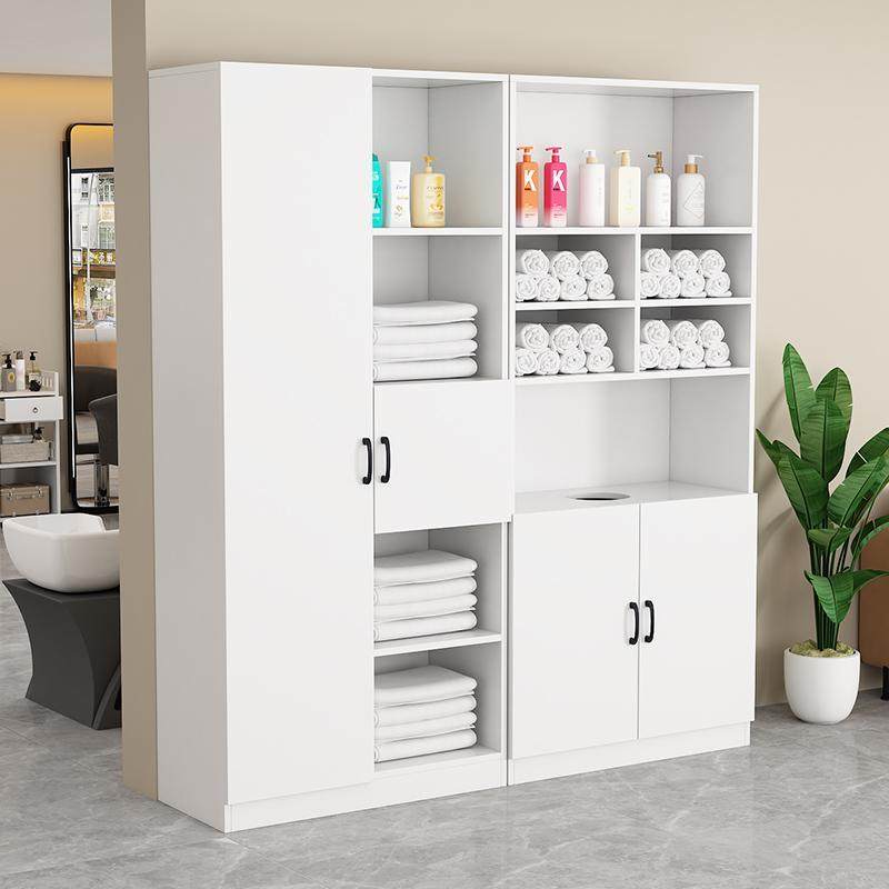 毛巾柜美发店顾客存包柜美容院产品展示柜理发店一体隔断柜背景柜,淘宝优惠券,粉丝福利购,淘宝优惠卷