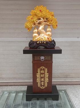 财源广进发财树仿根雕摇钱树树脂工艺品特大落地摆件开业装饰礼品