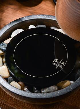 古舍家用智能泡茶炉迷你煮茶炉陶壶银铁壶烧水煮茶器台湾静音黑晶