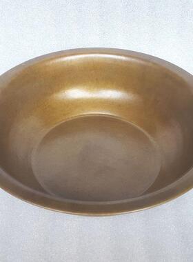 全铜手工铜盆覆古铜盆足疗盆洗脸盆聚宝盆居家足疗城直径42厘米