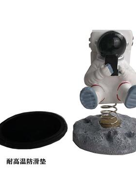 创意宇航员太空人汽车摆件弹簧摇头车内饰品车载摆饰品树脂工艺品