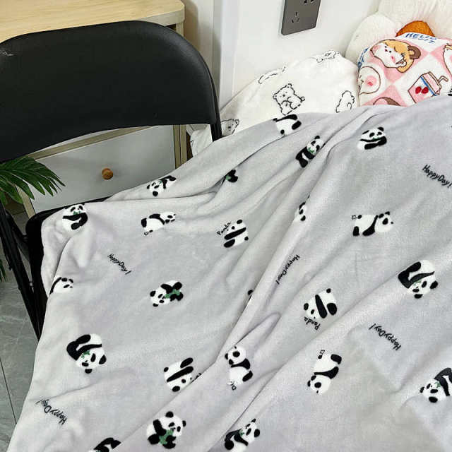 Blanket nap blanket office lunch blanket cover blanket student air conditioning blanket flannel cover leg shawl coral velvet sheet