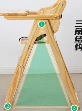 宝宝椅子儿童餐桌椅酒店家用婴儿小孩吃饭座椅多功能便携式可折叠