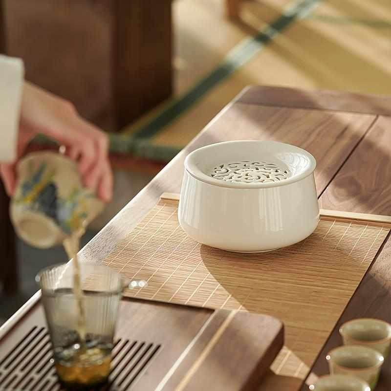 陶瓷茶洗带盖茶具配件茶桶茶渣桶茶洗缸废水桶建水水盂水洗,淘宝优惠券,粉丝福利购,淘宝优惠卷