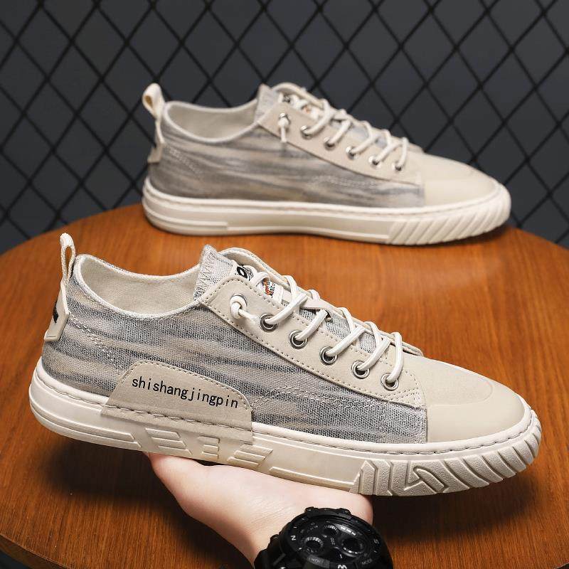 男士透气耐磨帆布鞋帆布男鞋新款休闲运动老北京布鞋懒人一脚蹬鞋,淘宝优惠券,粉丝福利购,淘宝优惠卷