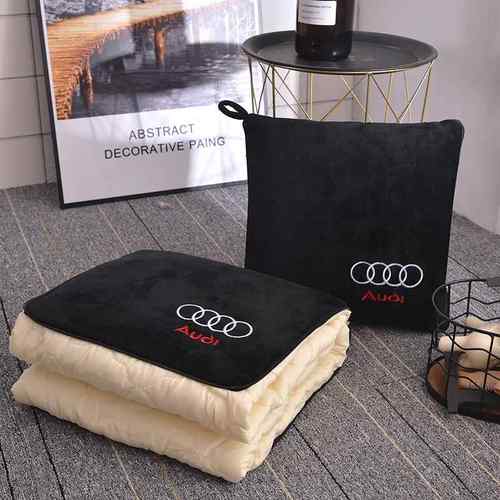 高档车上抱枕被子两用合一多三功枕能四季汽车靠枕抱小被子两用包 - 图0