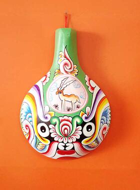 鼎麓 宝鸡特色 民俗手工艺品 彩绘戏曲 社火马勺脸谱 装饰挂件