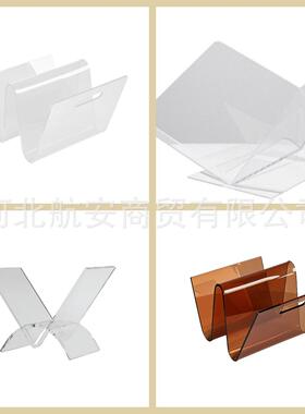 现代简约创意亚克FSY力书架夹样板售书楼处面茶几房电桌视柜收纳