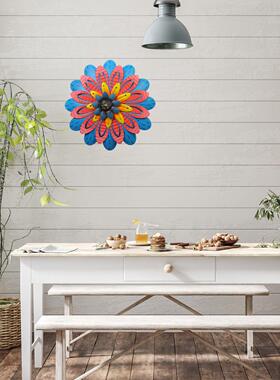 铁艺立体花朵小雏菊单个大花壁挂客厅背景墙面别墅铁门栅栏壁挂饰