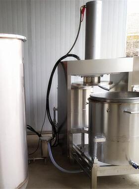 50升自动压榨机水果压榨机酒糟压榨机大型脱汁压滤机