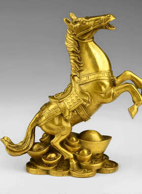 特价招财铜马发财马摆件装饰马家居饰品马上有钱吉祥风水摆件精品