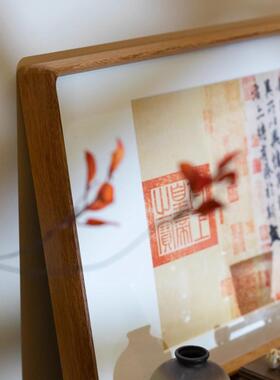 兰亭序书法挂画 画中式书房茶室客厅办公室古代名帖字画 画会客厅