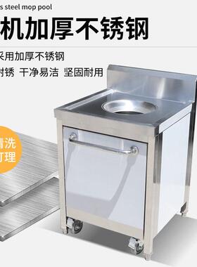 不锈钢收残台收残车厨余残食垃圾回收车泔水餐盘收餐车餐具垃圾桶