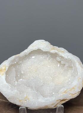 摩洛哥天然白晶消磁原石水水晶洞消水磁晶石簇消OEX磁消磁碗晶聚