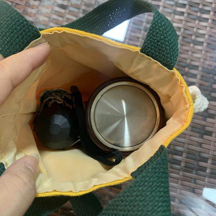 新款帆布卡通束口袋手提保温杯包水杯袋焖烧杯保护套零食妈咪袋,淘宝优惠券,粉丝福利购,淘宝优惠卷