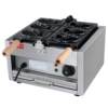 Jieyi grilled fish cake machine commercial electric sea bream grill Korean small fish cake machine plate three fish grilled cake machine snack equipment