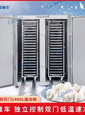 大容量速冻柜食品超低温速冻机 饺子汤圆豆沙包低温速冻机急速柜