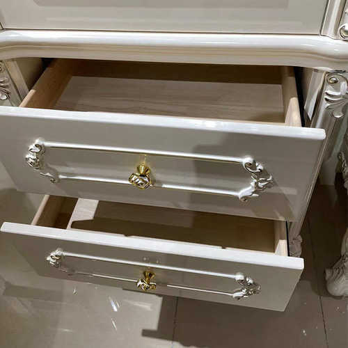 酒柜欧式单门红酒装饰柜轻奢家用客厅橱柜客厅玄关收纳储物装饰柜 - 图3