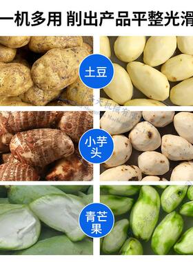 电动大型土豆削皮机商用全电动土豆自动削皮机去皮土豆削皮机