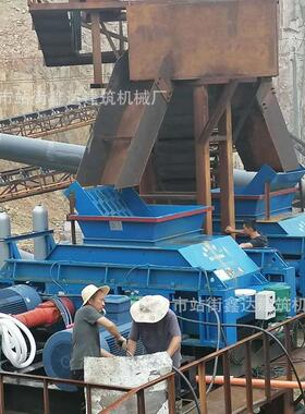 移动型建筑垃圾破碎机 石灰石对辊破碎机 石料液压对辊制砂机