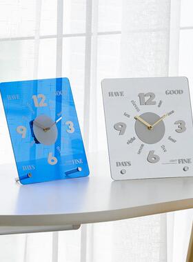 wozoom屋准现代简约客厅卧室创意座钟家居玄关装饰品酒柜桌面摆件