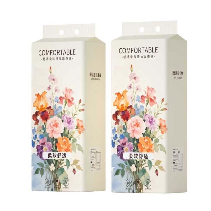 【送挂钩】3024张车载悬挂式抽取式卫生纸卫生纸底部抽取卫生卫生 - 图3