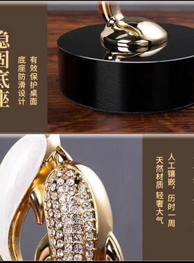 高档轻客厅摆ZZN-LYM9玄关电视奢装柜高端上档次高级感入户艺件术