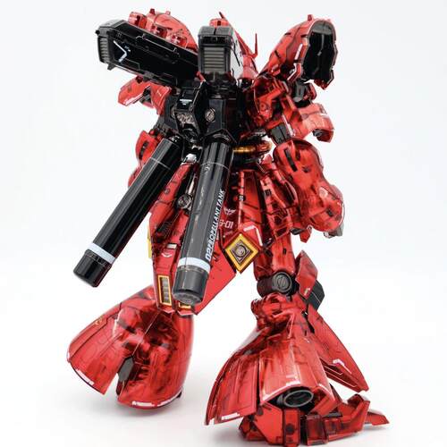 高高 RG机械电镀彩透沙扎比 1/144国产可动机甲拼装模型玩具 礼物 - 图1
