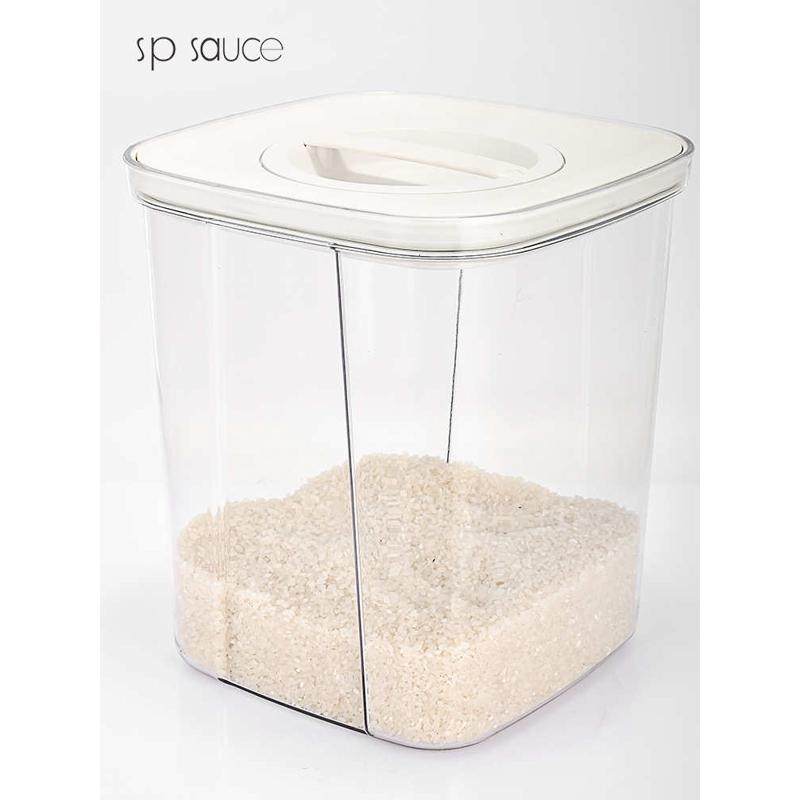 sp sauce10kg米桶面粉收纳箱防潮防虫密封储米箱谷物杂粮储藏罐,淘宝优惠券,粉丝福利购,淘宝优惠卷